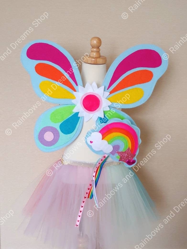 Rainbow Fairy Wings