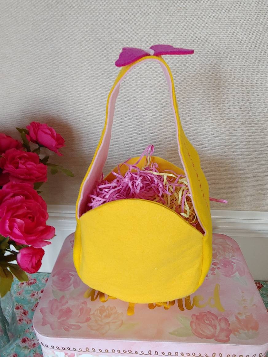 Bunny Felt Basket