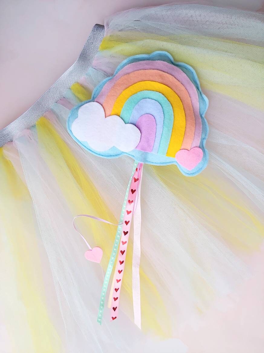 Pastel Rainbow Fairy Wings