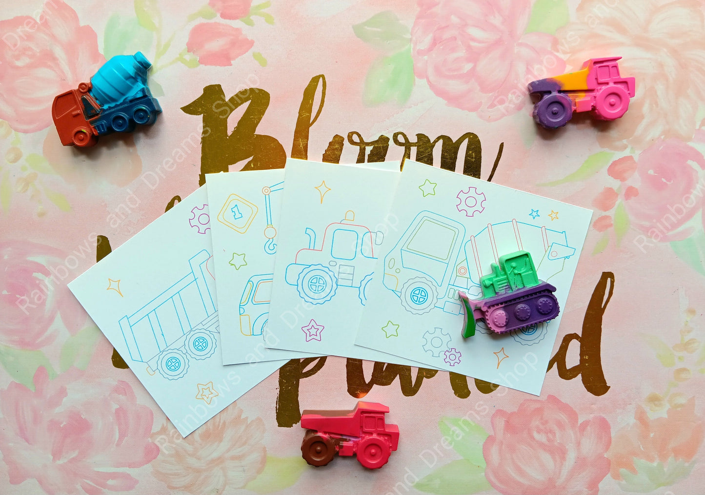 Construction Trucks Party Favors