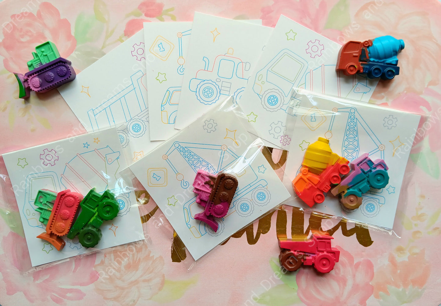 Construction Trucks Party Favors
