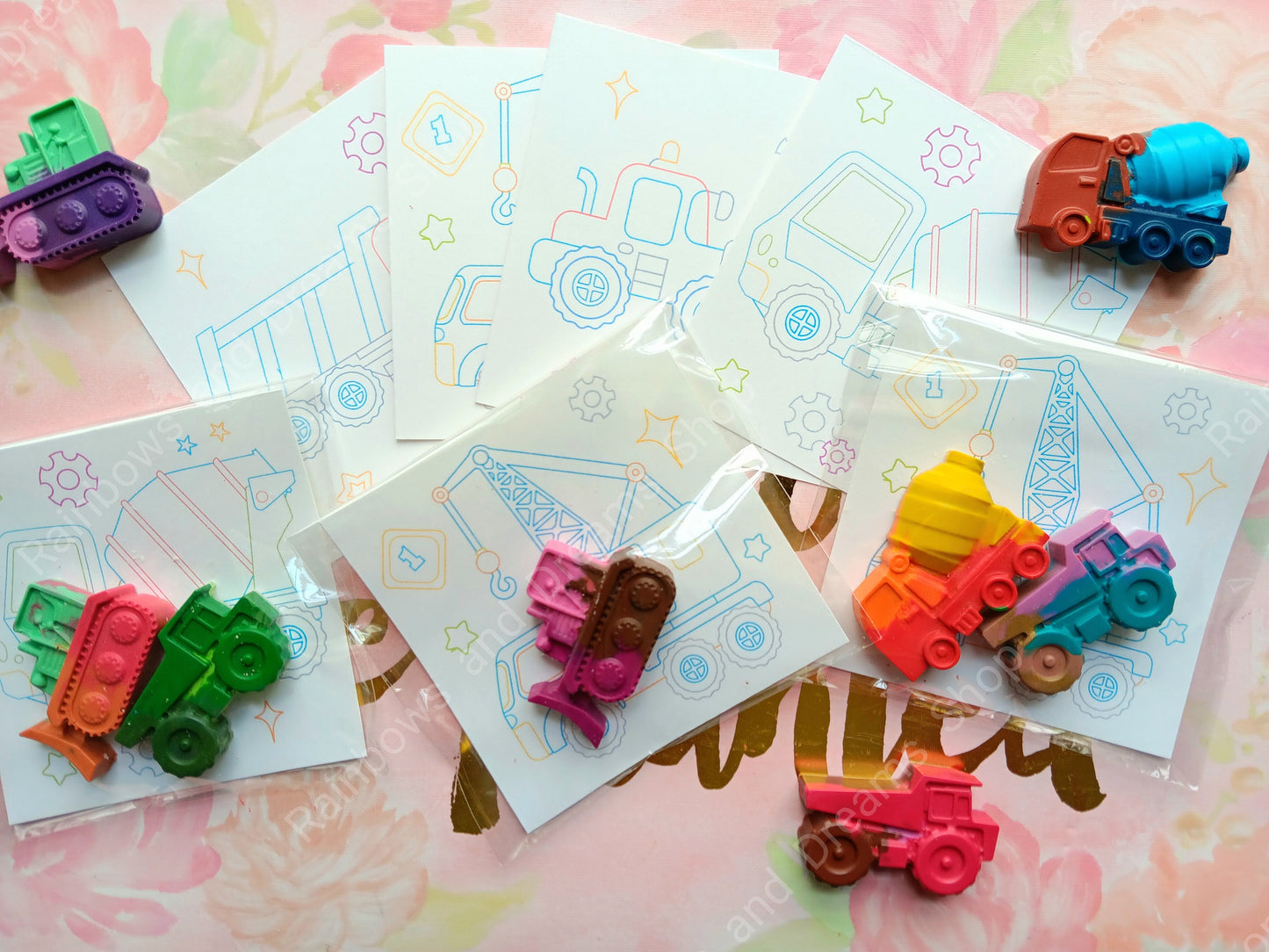 Construction Trucks Party Favors
