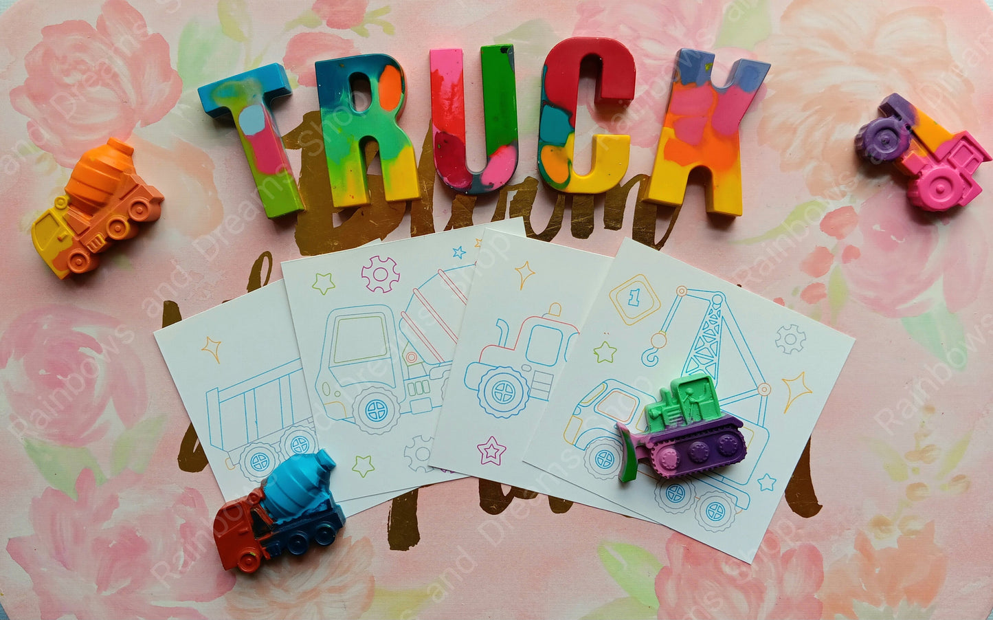 Construction Trucks Party Favors