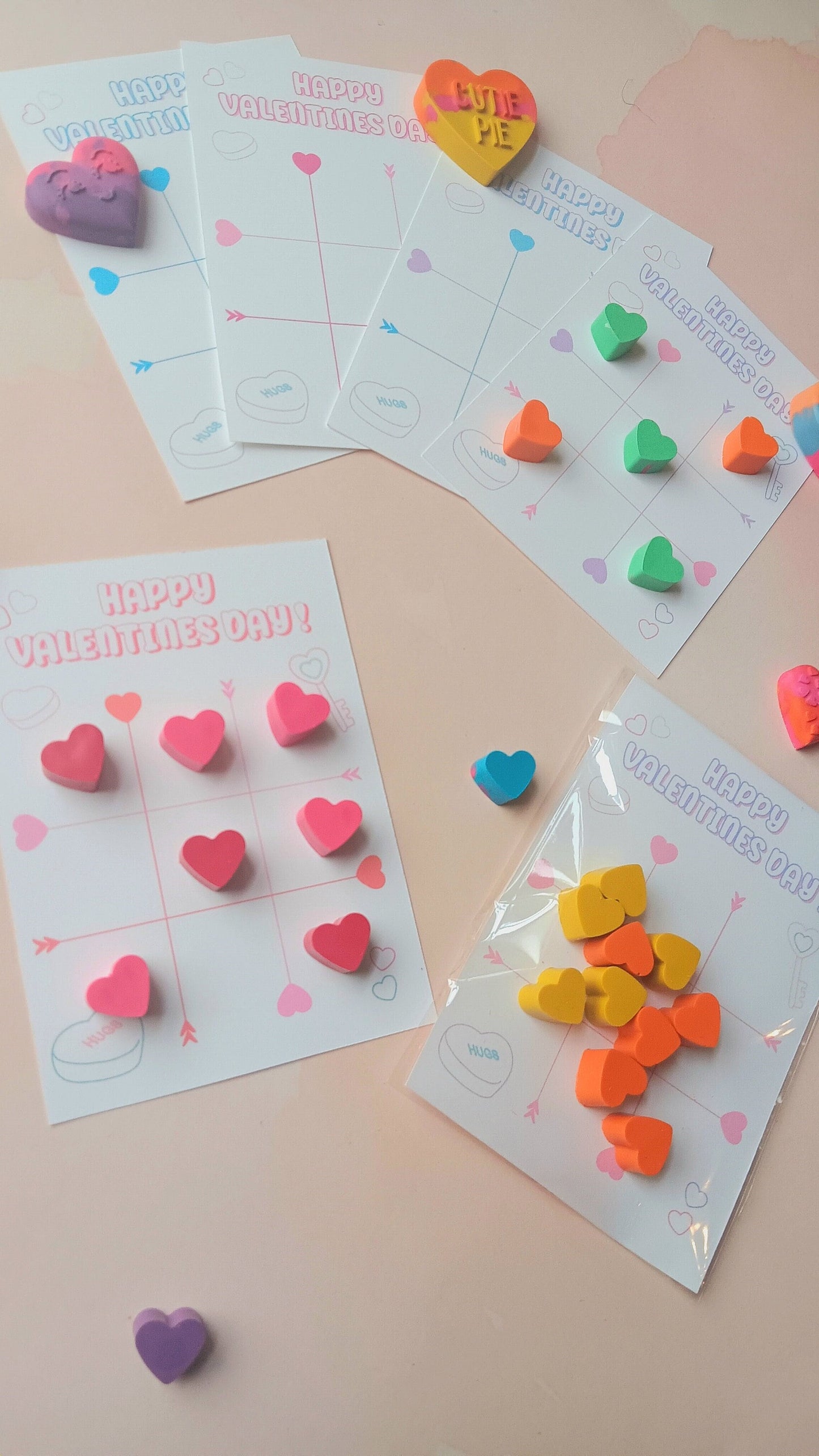 Valentine's Tic-Tac-Toe Party Favors