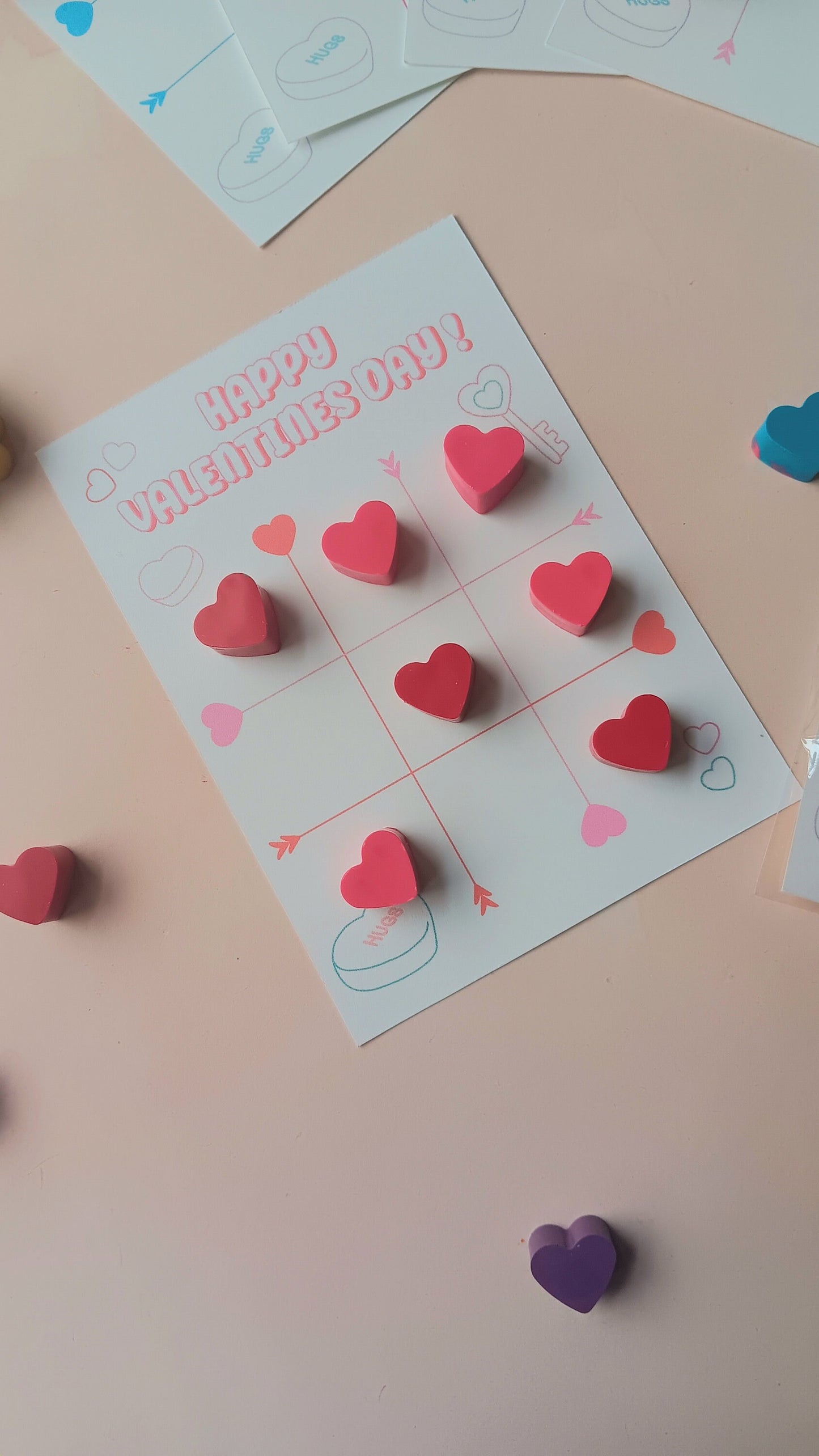 Valentine's Tic-Tac-Toe Party Favors