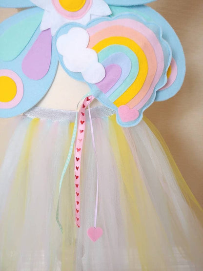 Pastel Rainbow Fairy Wings